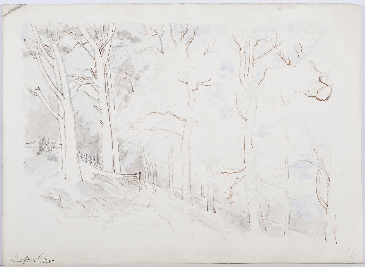 Dufton, 1904 (blekk, blyant og wc på papir) av Daniel Oliver
