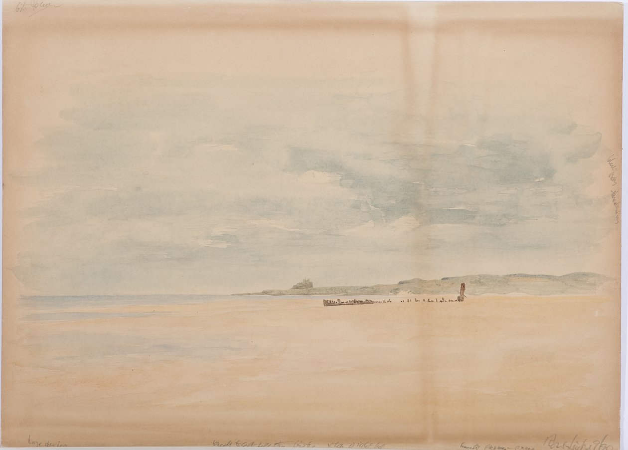 Ross Links, 1890 (blyant og wc om bord) av Daniel Oliver
