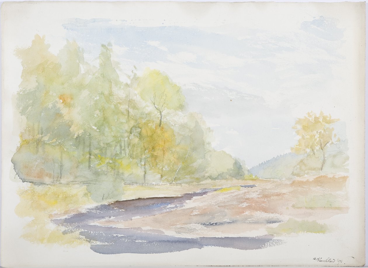 ca. 1916 (blyant og wc på papir) av Daniel Oliver