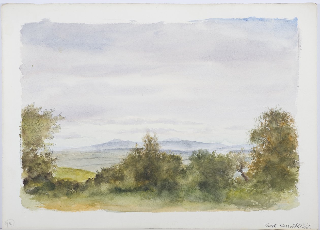 ca. 1916 (blyant og wc på papir) av Daniel Oliver