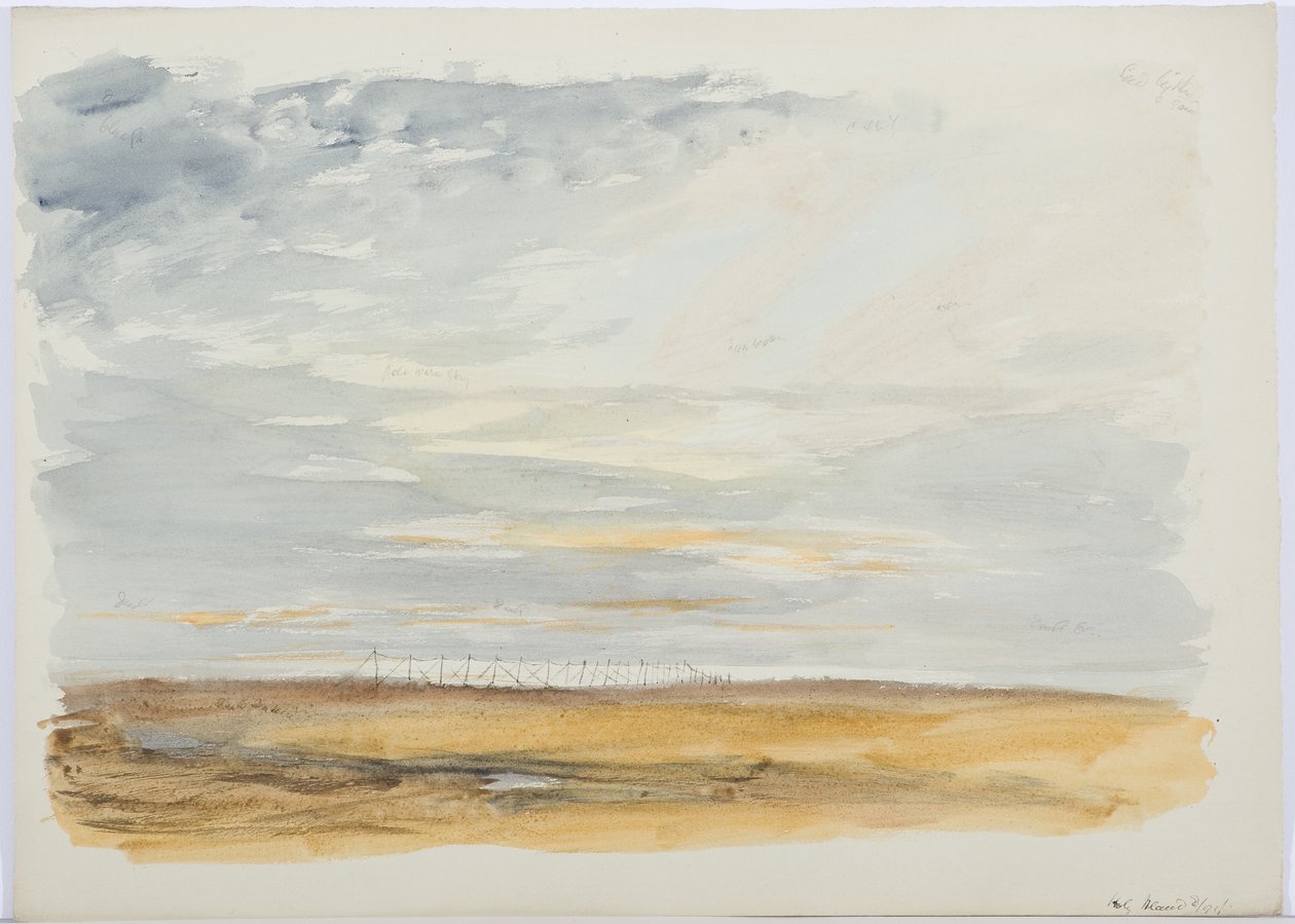 ca. 1916 (blyant og wc på papir) av Daniel Oliver