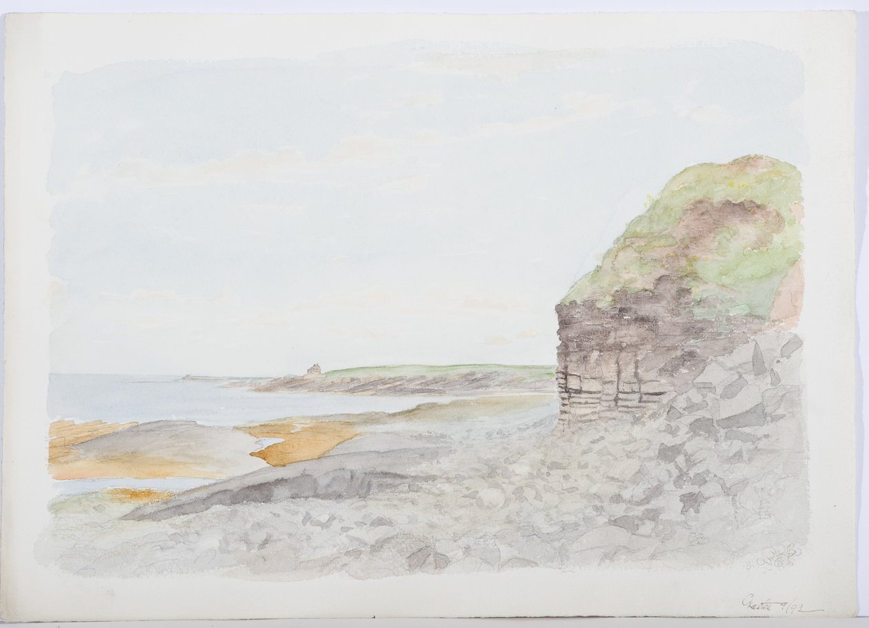 ca. 1916 (blyant og wc på papir) av Daniel Oliver