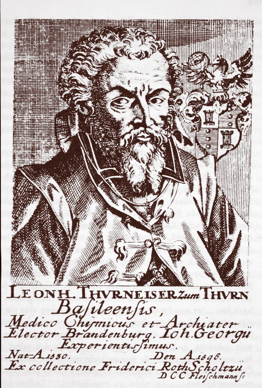 Leonhard Thurneysser zum Thurn, fra Quinta Essentia, ca. 1569 av Daniel Seidel