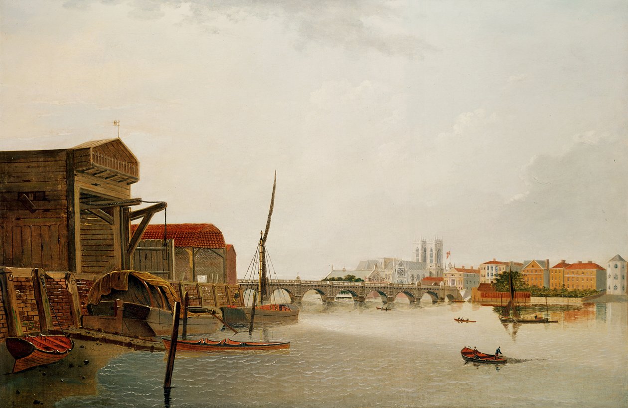 Westminster Bridge (olje) av Daniel Turner