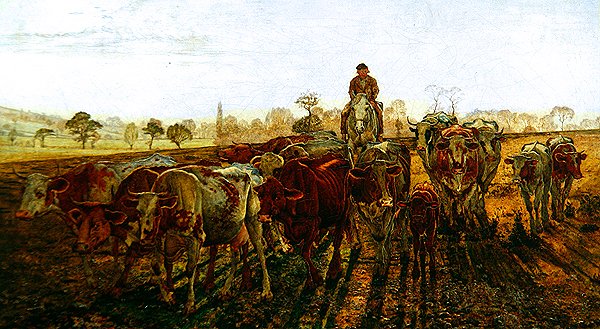 Kyr som går hjem av Daniel Alexander Williamson