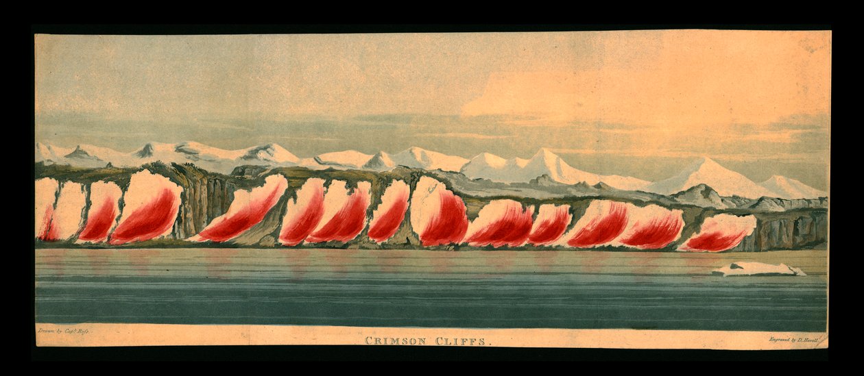 Crimson Cliffs, 1819. av Daniel Havell