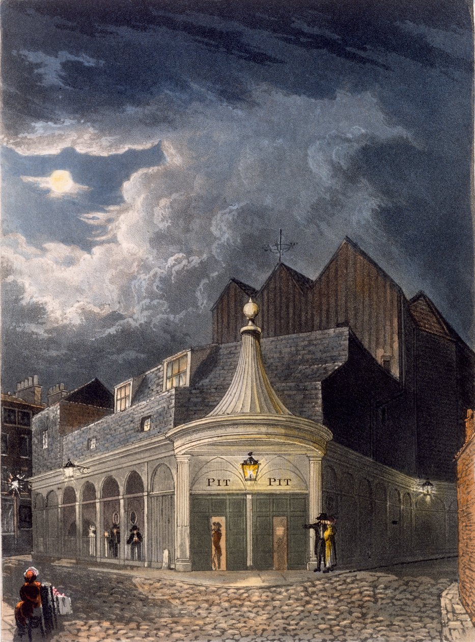Det olympiske teater, 1826 av Daniel Havell