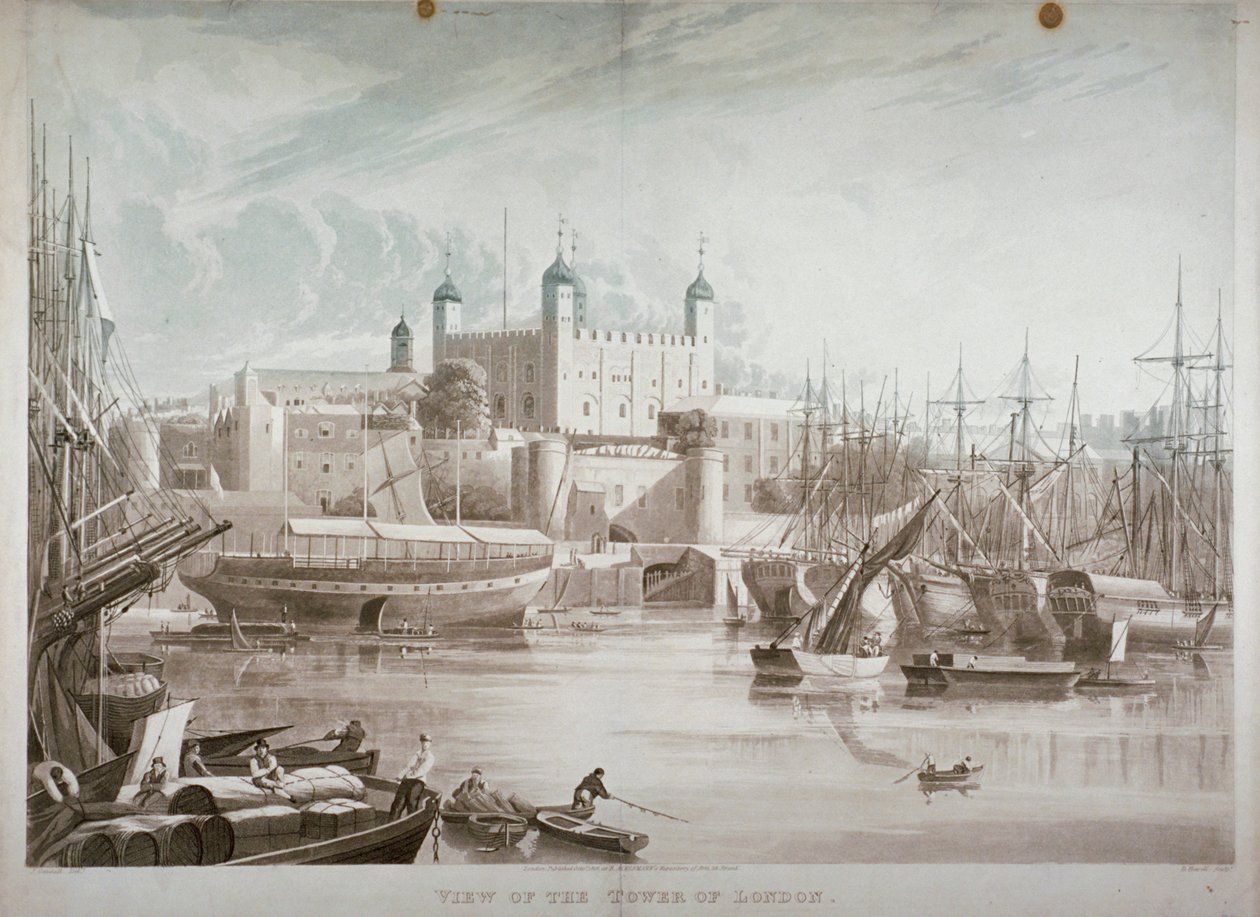 Tower of London, 1819. av Daniel Havell
