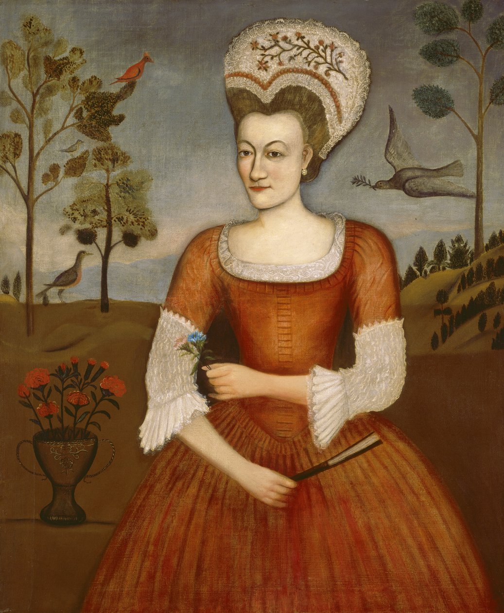Catharine Hendrickson, ca. 1770 av Daniel Hendrickson