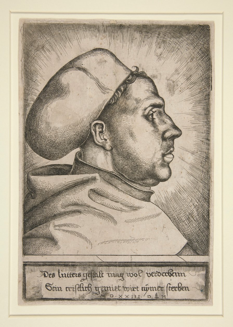 Martin Luther av Daniel Hopfer