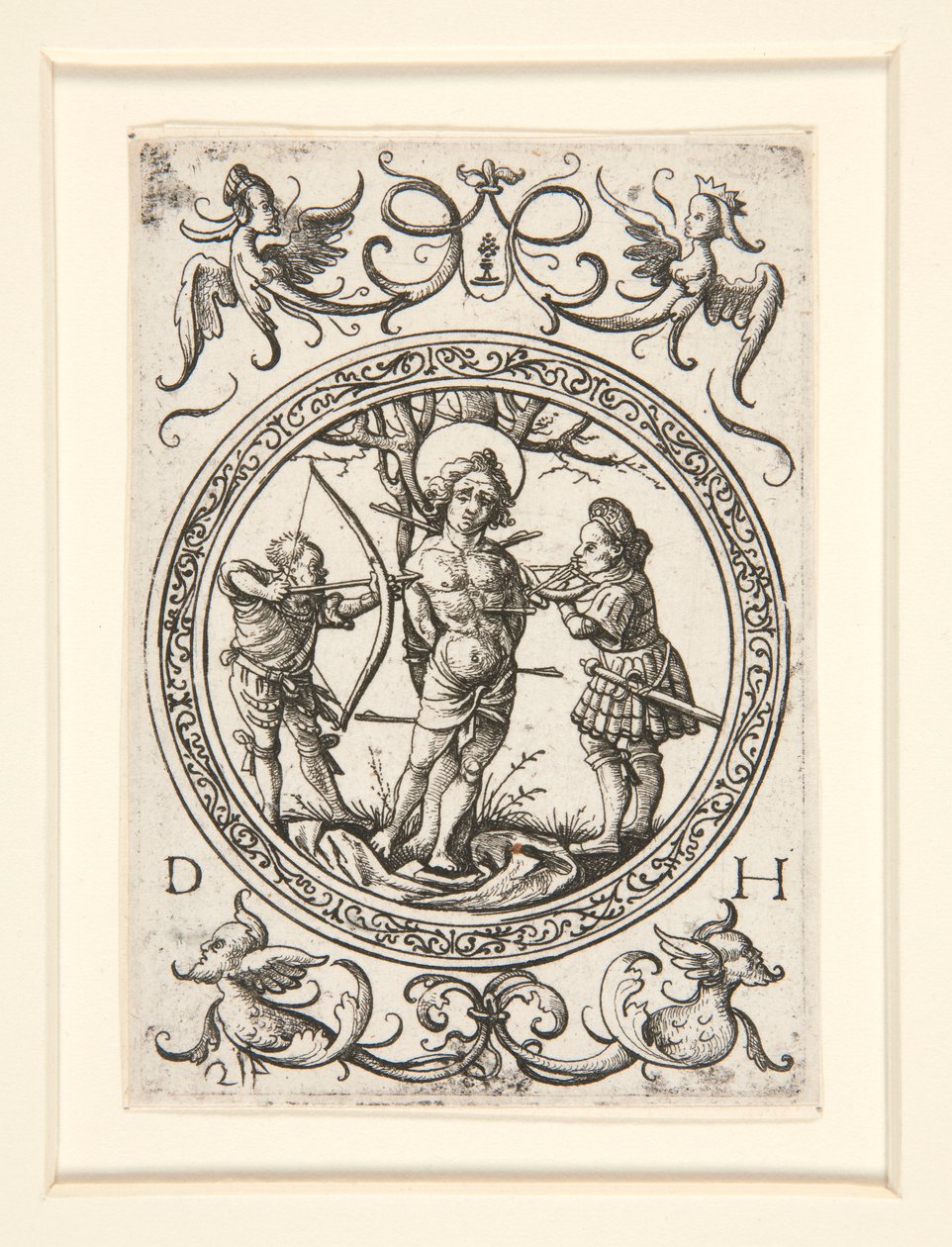 Sankt Sebastian av Daniel Hopfer