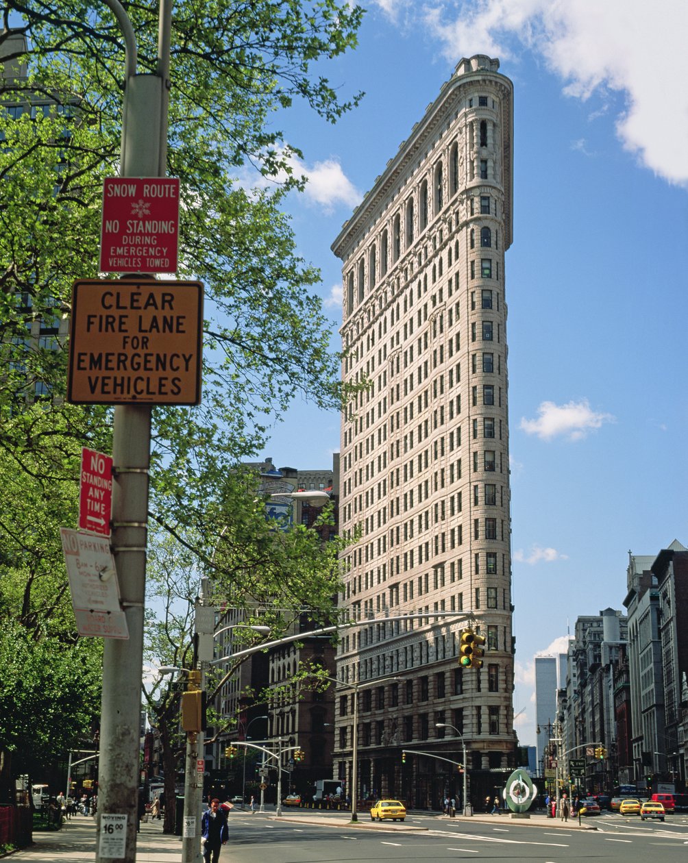 Flatiron-bygningen, fullført 1902 av Daniel Hudson Burnham