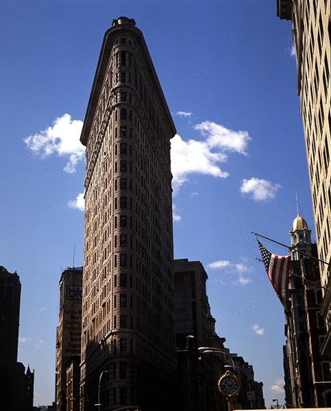 Flatiron-bygningen, fullført 1902 av Daniel Hudson Burnham