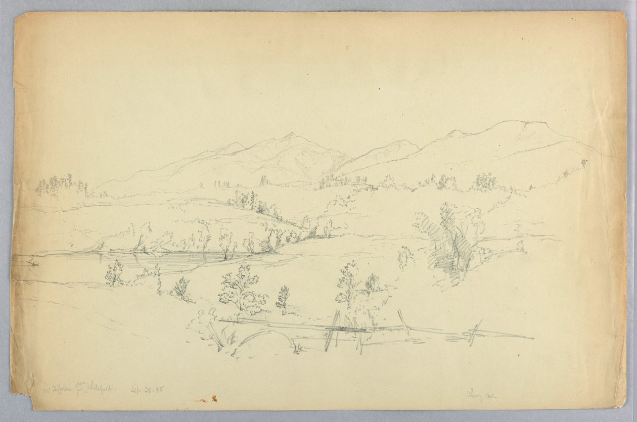Mt. Jefferson fra nær Whitefield av Daniel Huntington