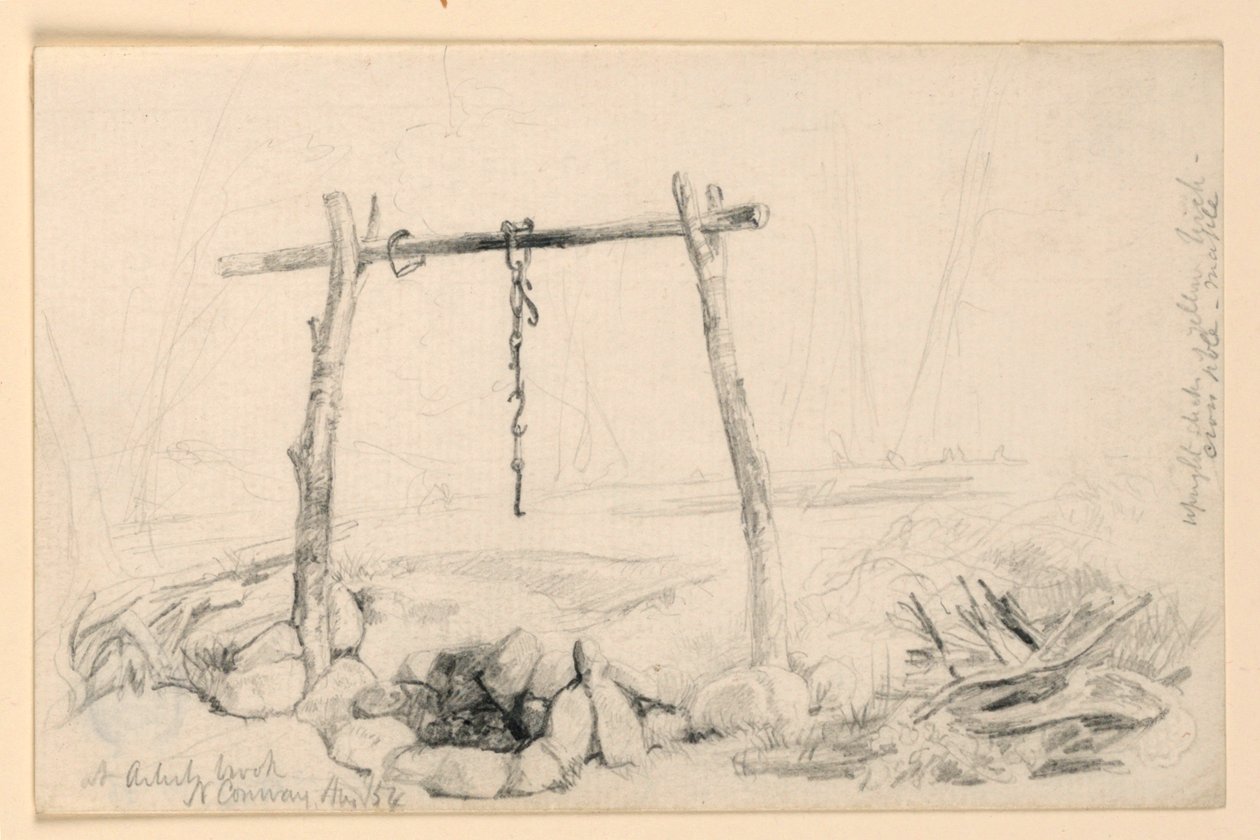Utenfor peis, North Conway, New Hampshire av Daniel Huntington
