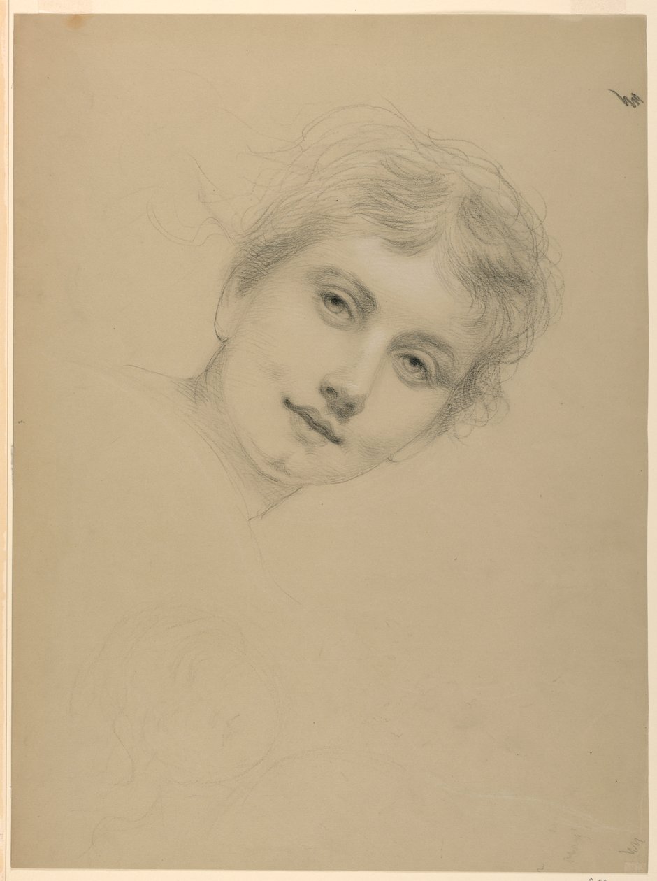 Skisse for en Bacchante av Daniel Huntington