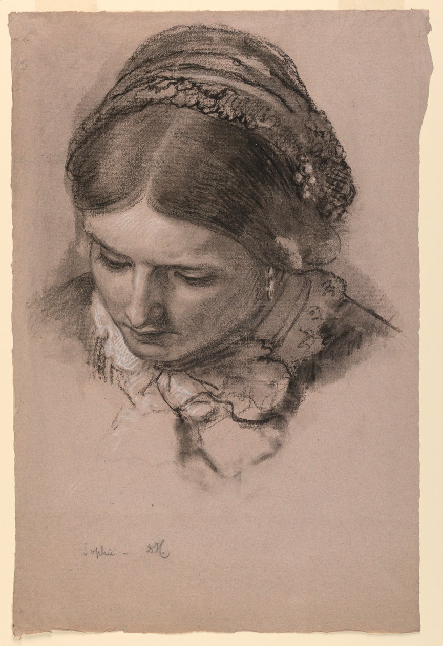 Kunstnerens kone Sophie av Daniel Huntington