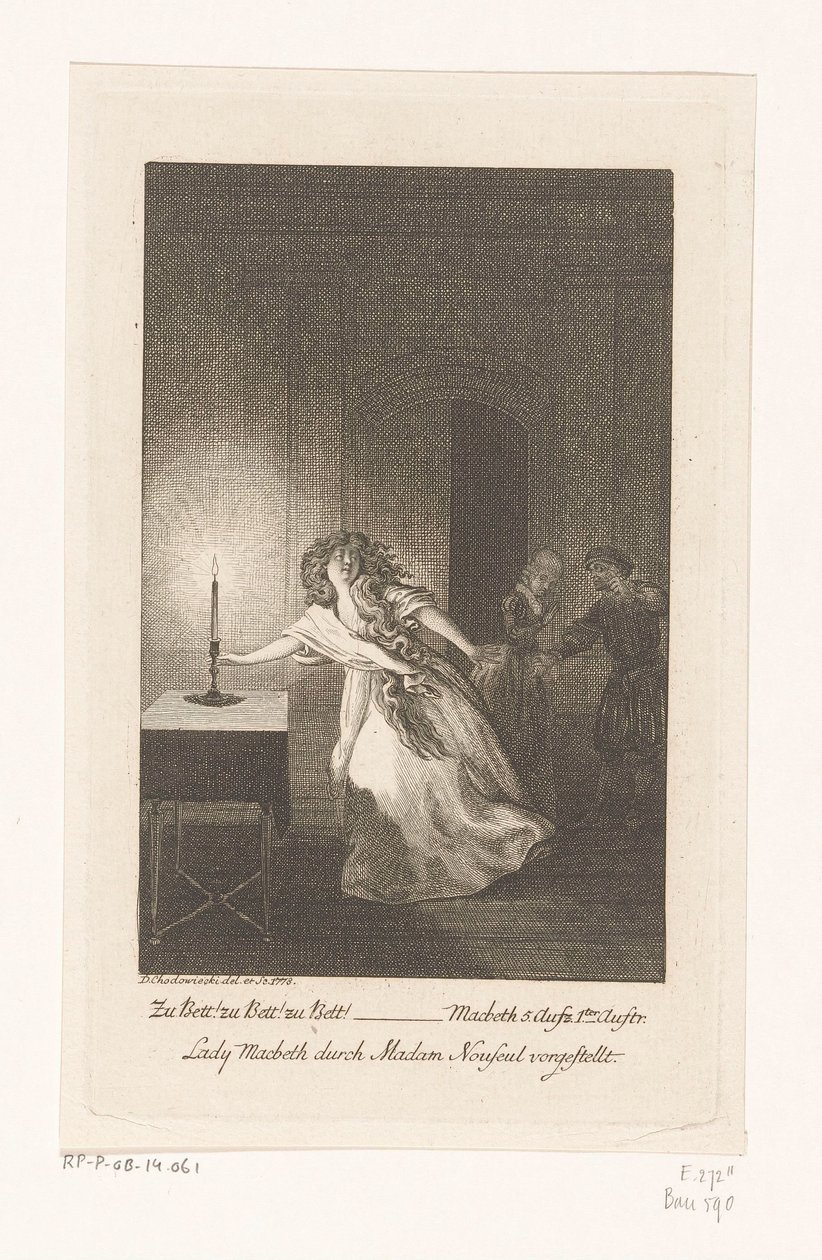 Lady Macbeth av Daniel Nikolaus Chodowiecki
