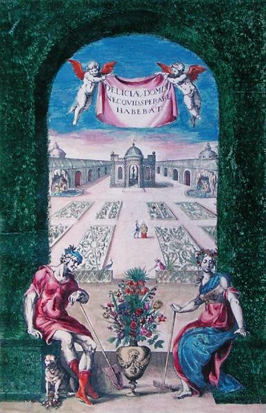 Plantebok, 1627 (fargegravering) av Daniel Rabel