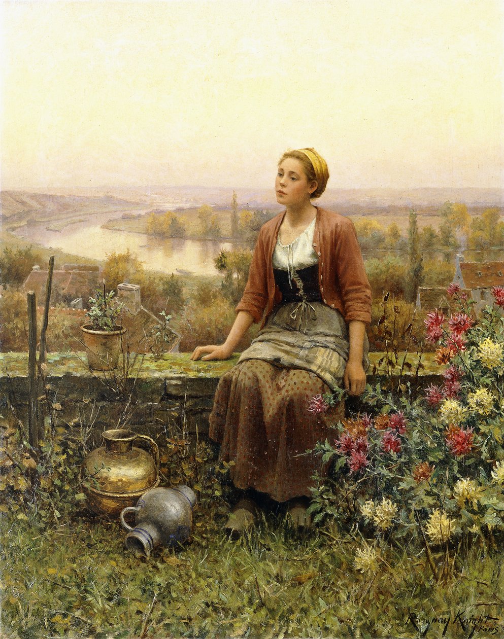 Marie, av Daniel Ridgway Knight