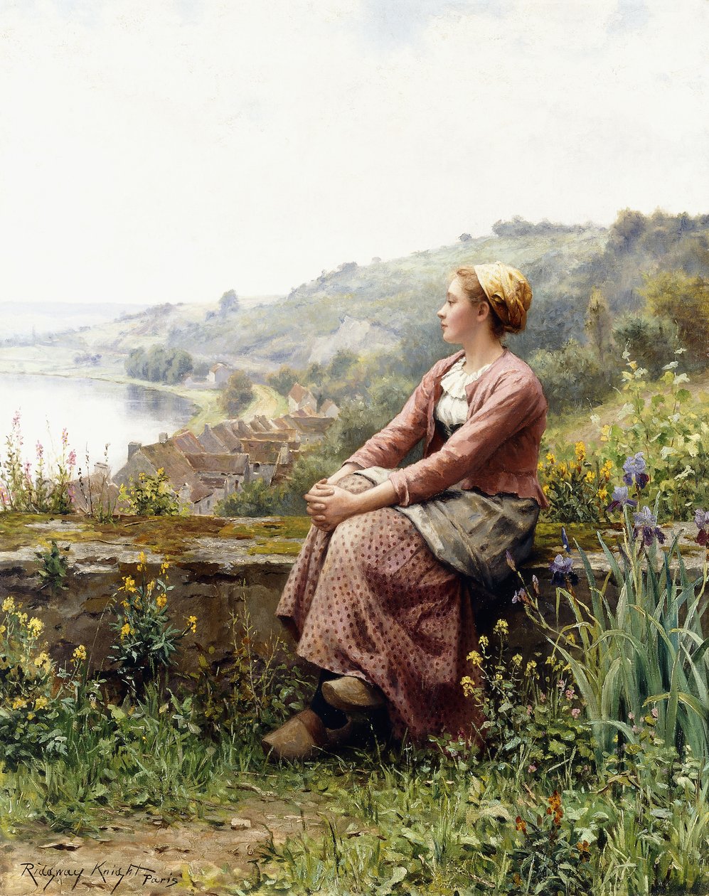 Reverie, av Daniel Ridgway Knight
