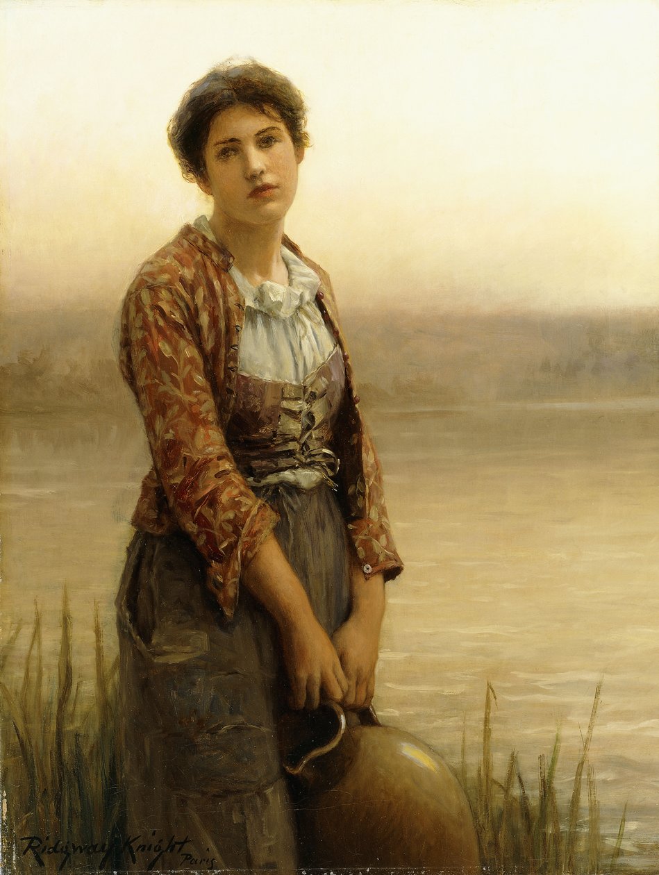 Vannbæreren, av Daniel Ridgway Knight