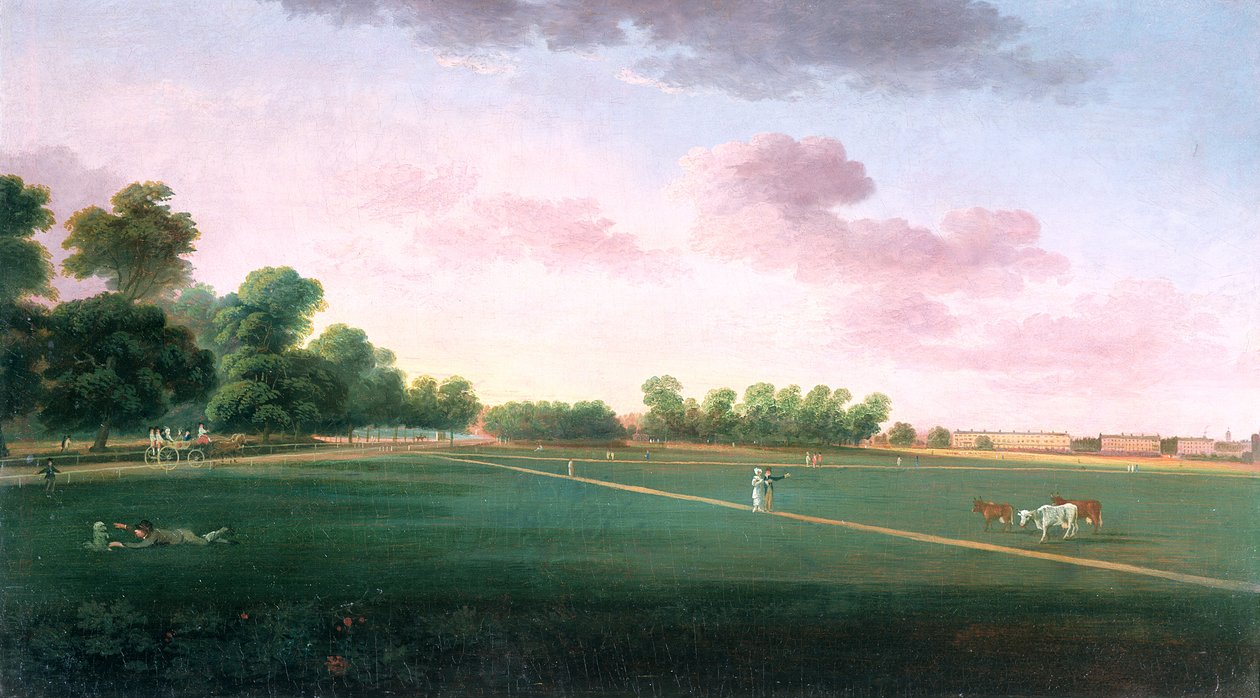 En utsikt over Hyde Park, 1800-tallet av Daniel Turner