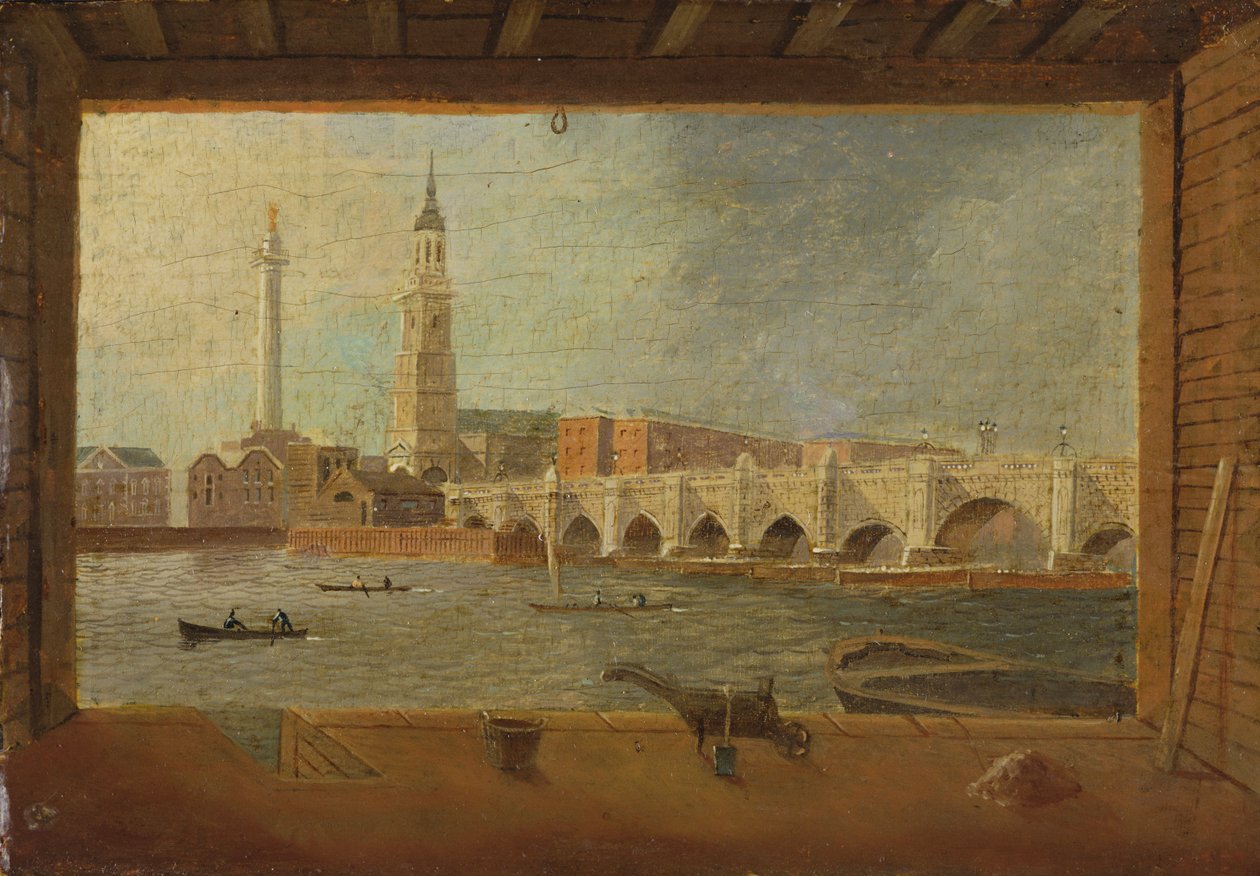 Utsikt over London Bridge av Daniel Turner