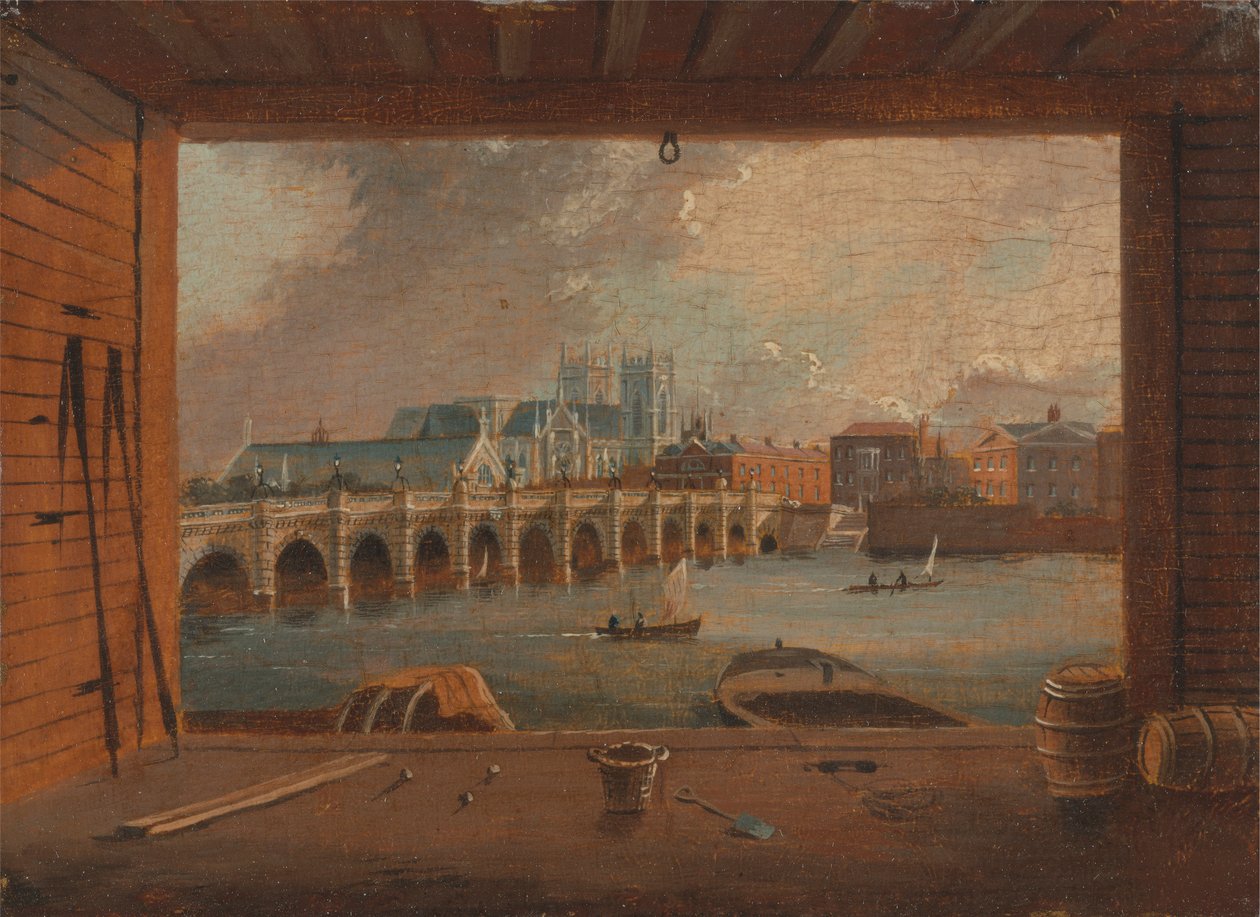 Utsikt over Westminster Bridge av Daniel Turner