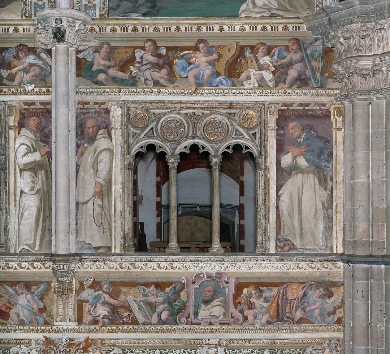 Hellige (fresko) av Daniele Crespi