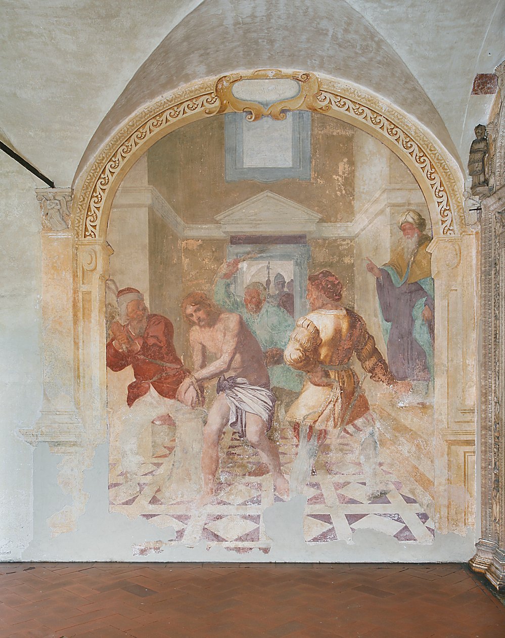 The Flagelation of Christ (fresco) av Daniele Crespi