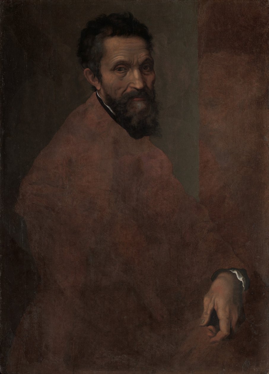 Michelangelo Buonarroti 1475-1564, sannsynligvis ca. 1544. av Daniele da Volterra