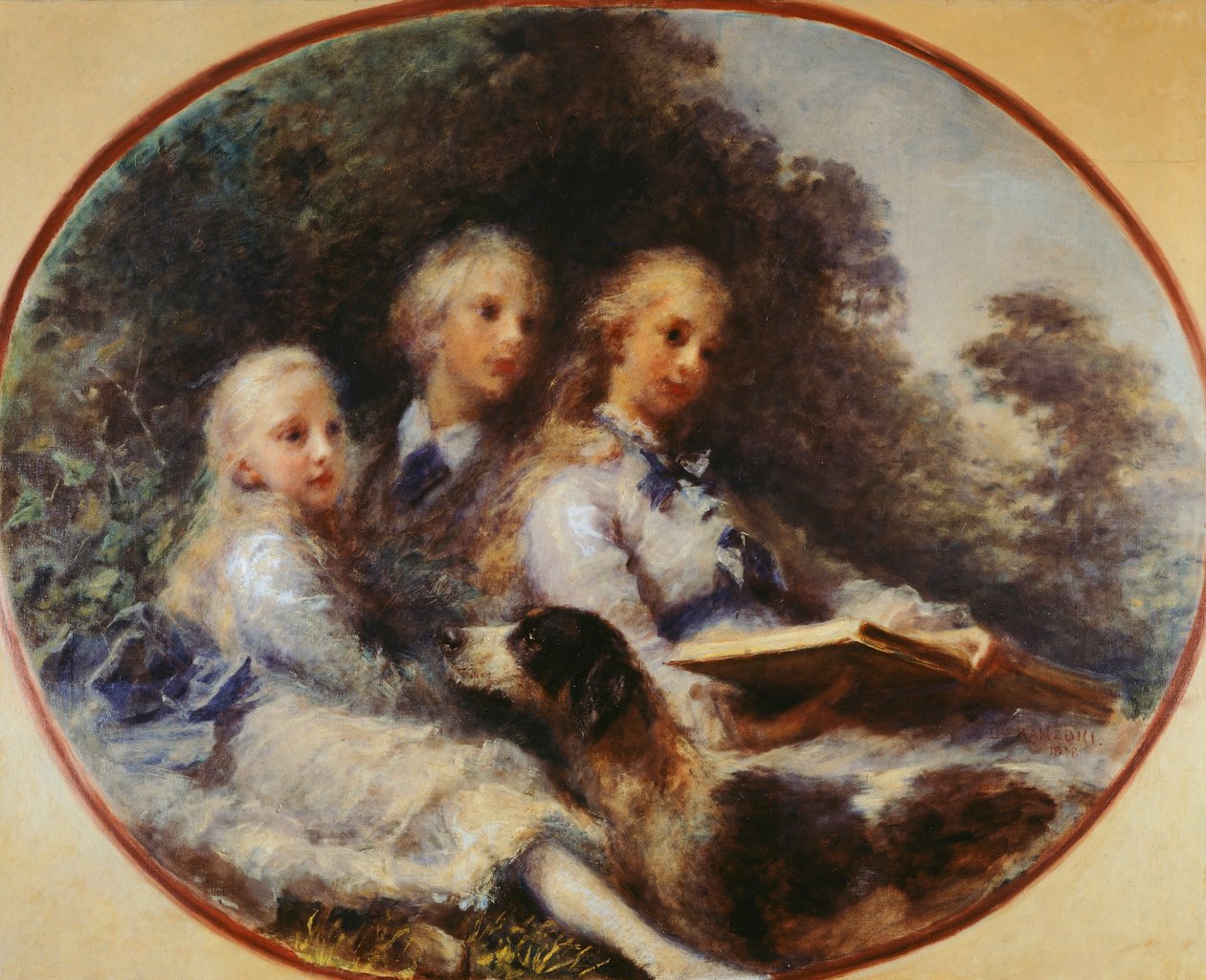 The Nevill Children, av Daniele Ranzoni av Danielle Ranzoni
