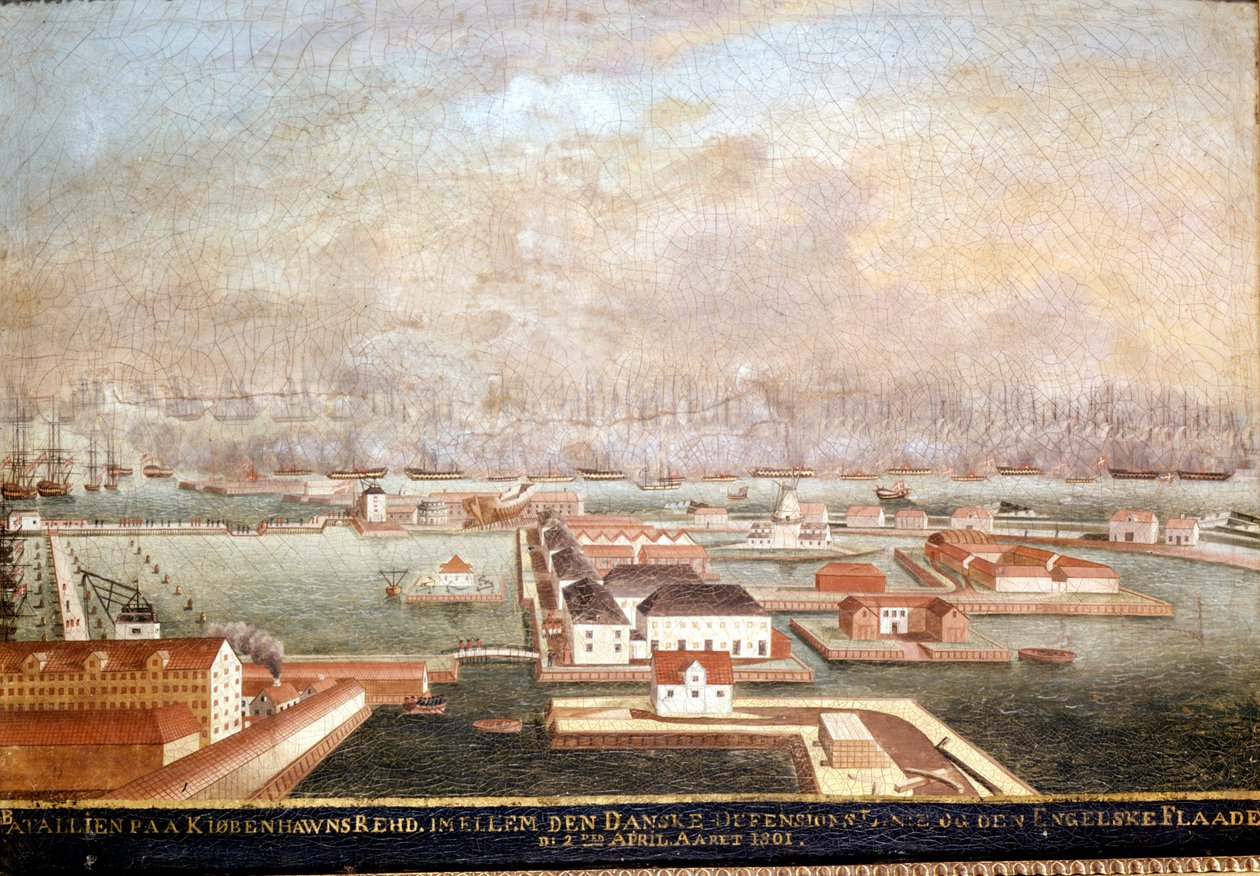 Slaget ved København, 1801 av Danish School