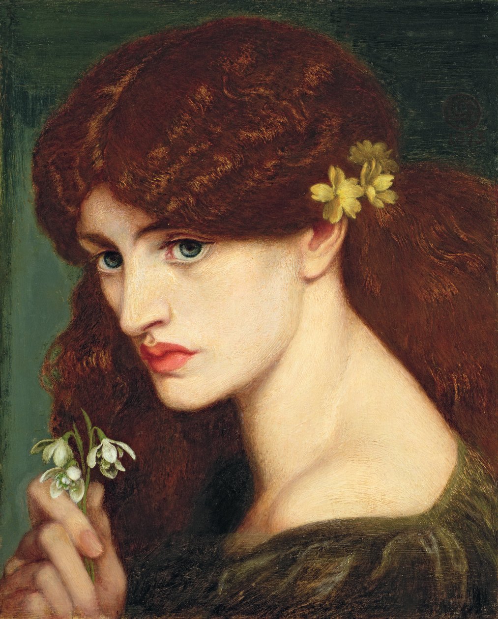Snøklokker, 1873 av Dante Gabriel Charles Rossetti