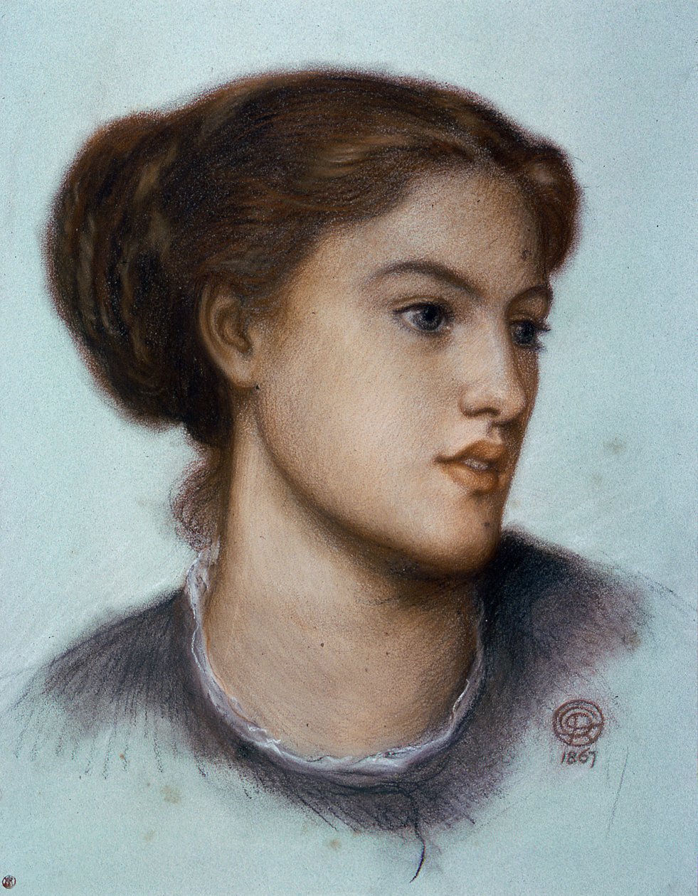 Ellen Smith, 1867 av Dante Gabriel Charles Rossetti