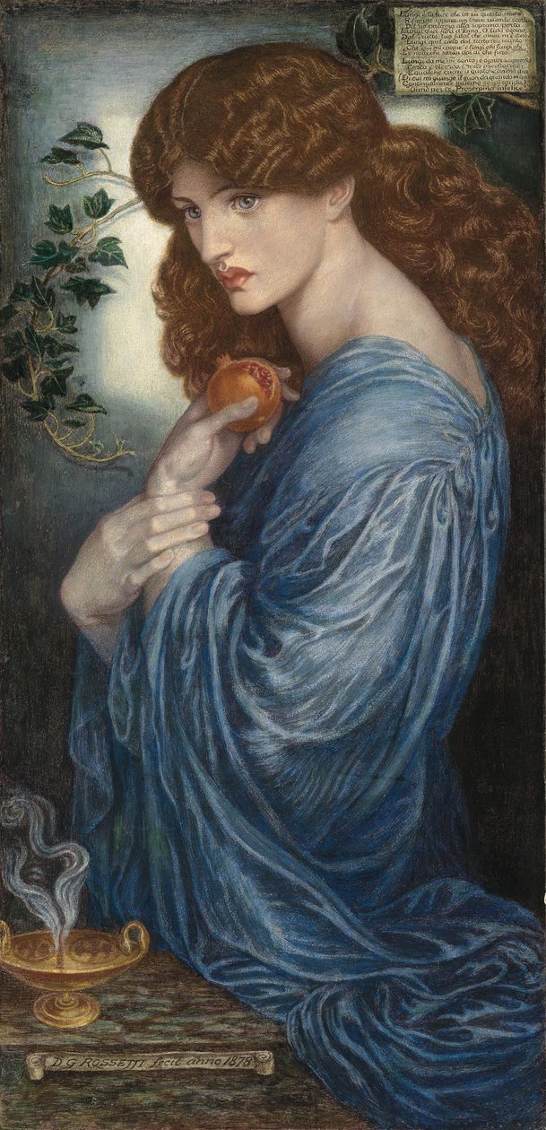 Proserpina av Dante Gabriel Charles Rossetti