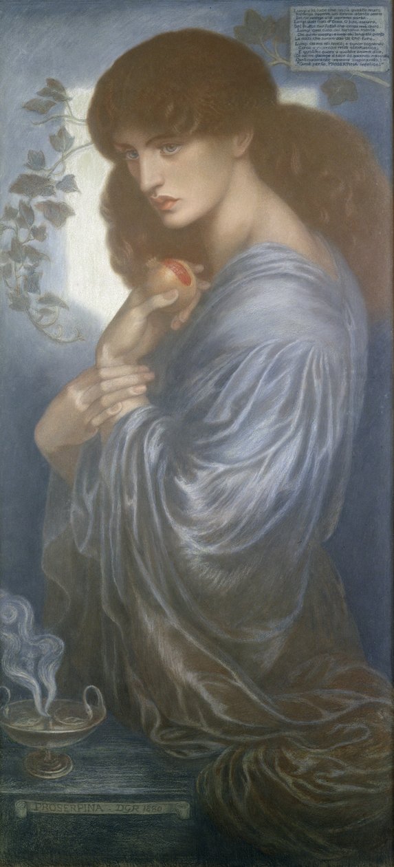 Proserpina av Dante Gabriel Charles Rossetti