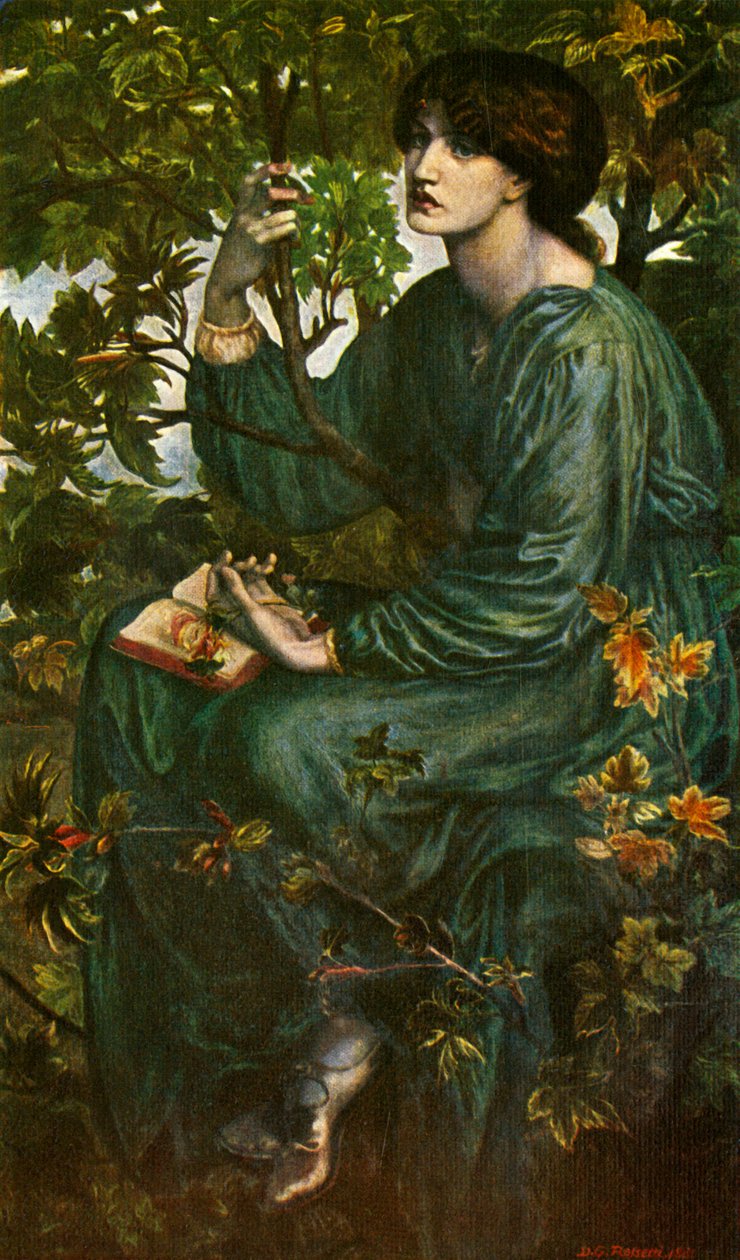 Dagdrømmen, 1880, c1912 av Dante Gabriel Charles Rossetti
