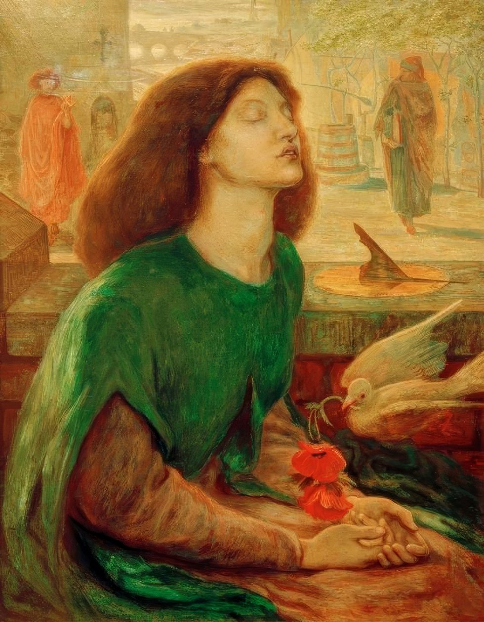 Beata Beatrix av Dante Gabriel Charles Rossetti