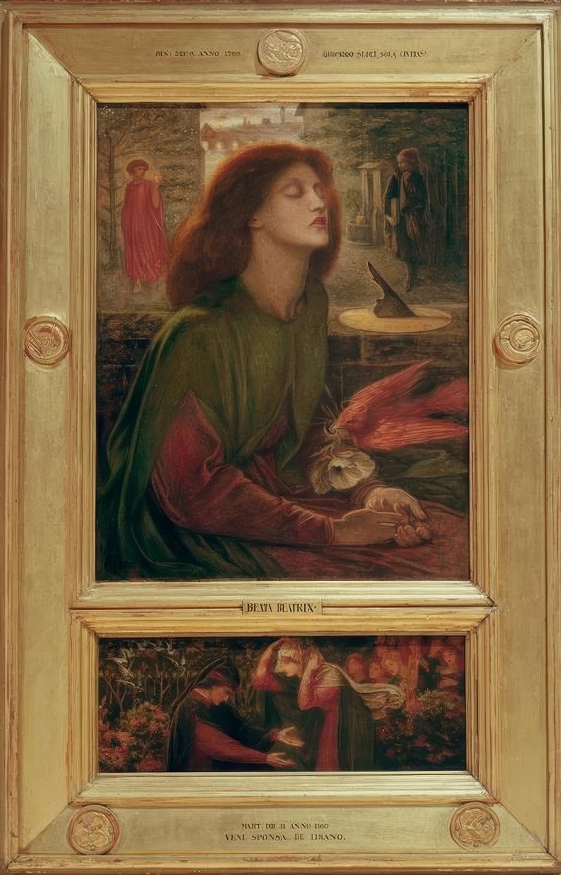 Beata Beatrix av Dante Gabriel Charles Rossetti