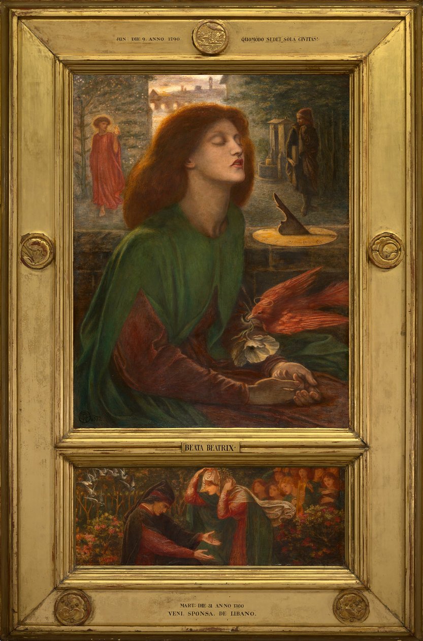 Beata Beatrix, 187172. av Dante Gabriel Rossetti