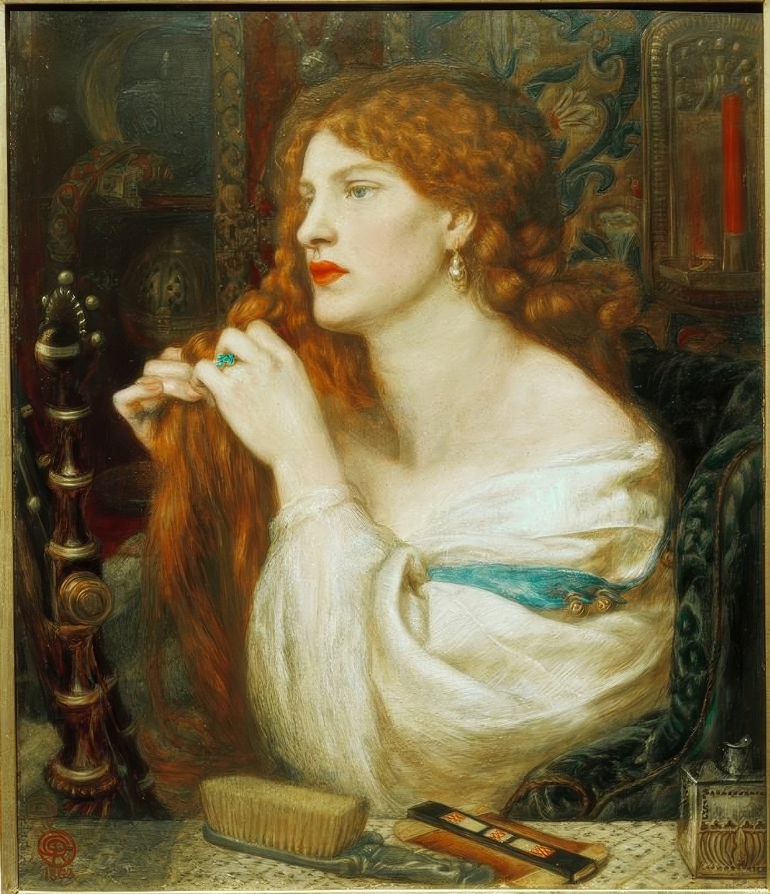 Fazios elskerinne (Aurelia) av Dante Gabriel Charles Rossetti