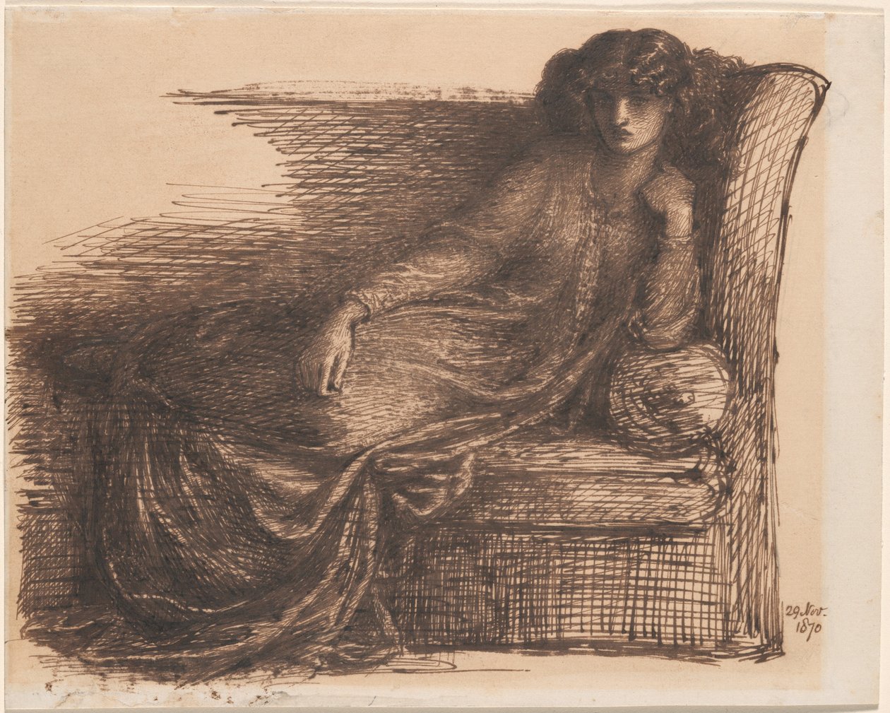 Jane Morris av Dante Gabriel Rossetti