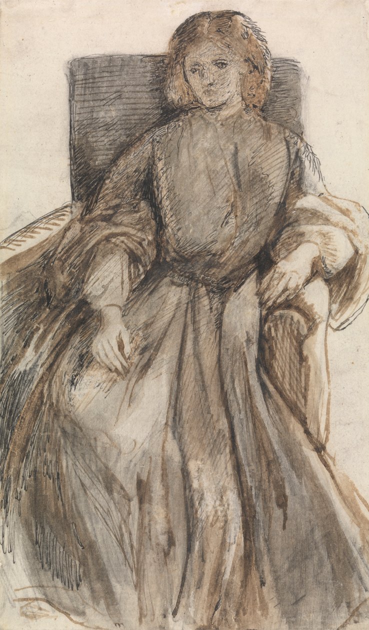 Frøken Elizabeth Siddal av Dante Gabriel Rossetti