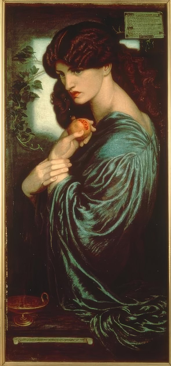 Proserpina av Dante Gabriel Charles Rossetti