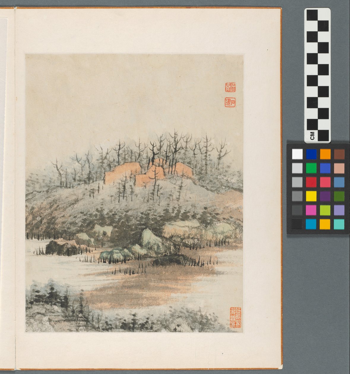 Minner om Qinhuai-elven, Qing-dynastiet av Daoji Shitao