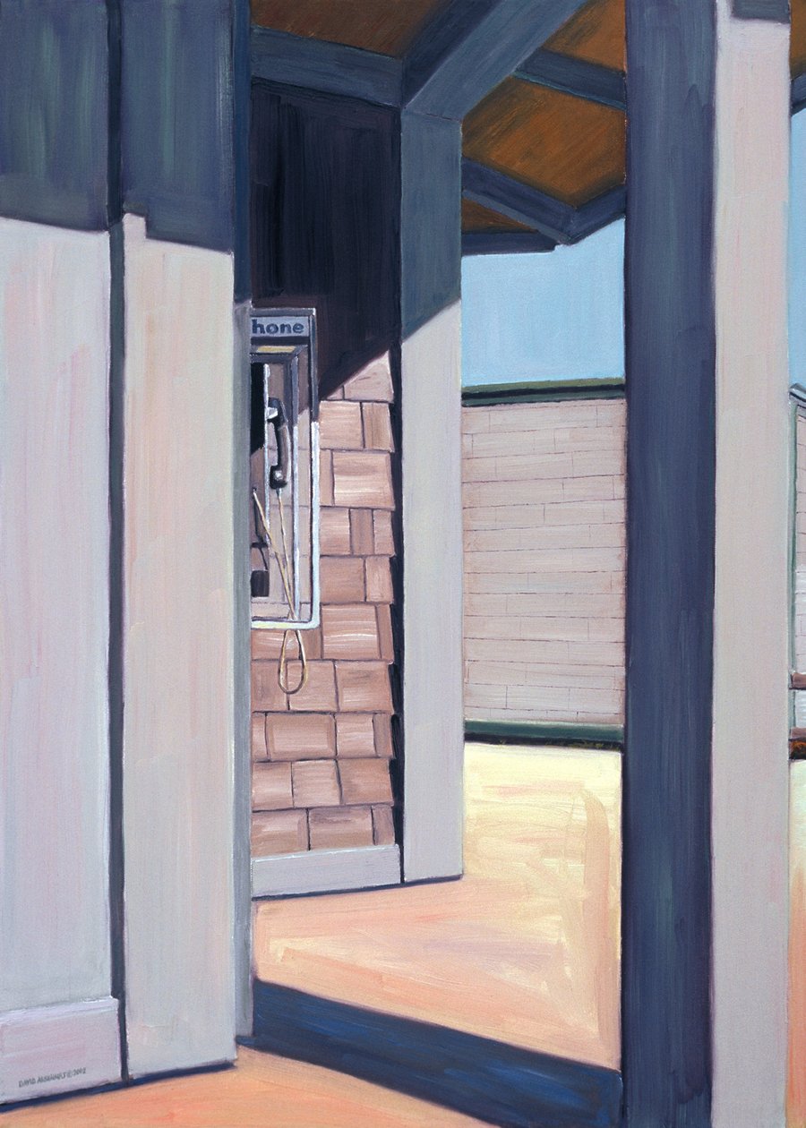 Samtale venter, 2002 av David Arsenault