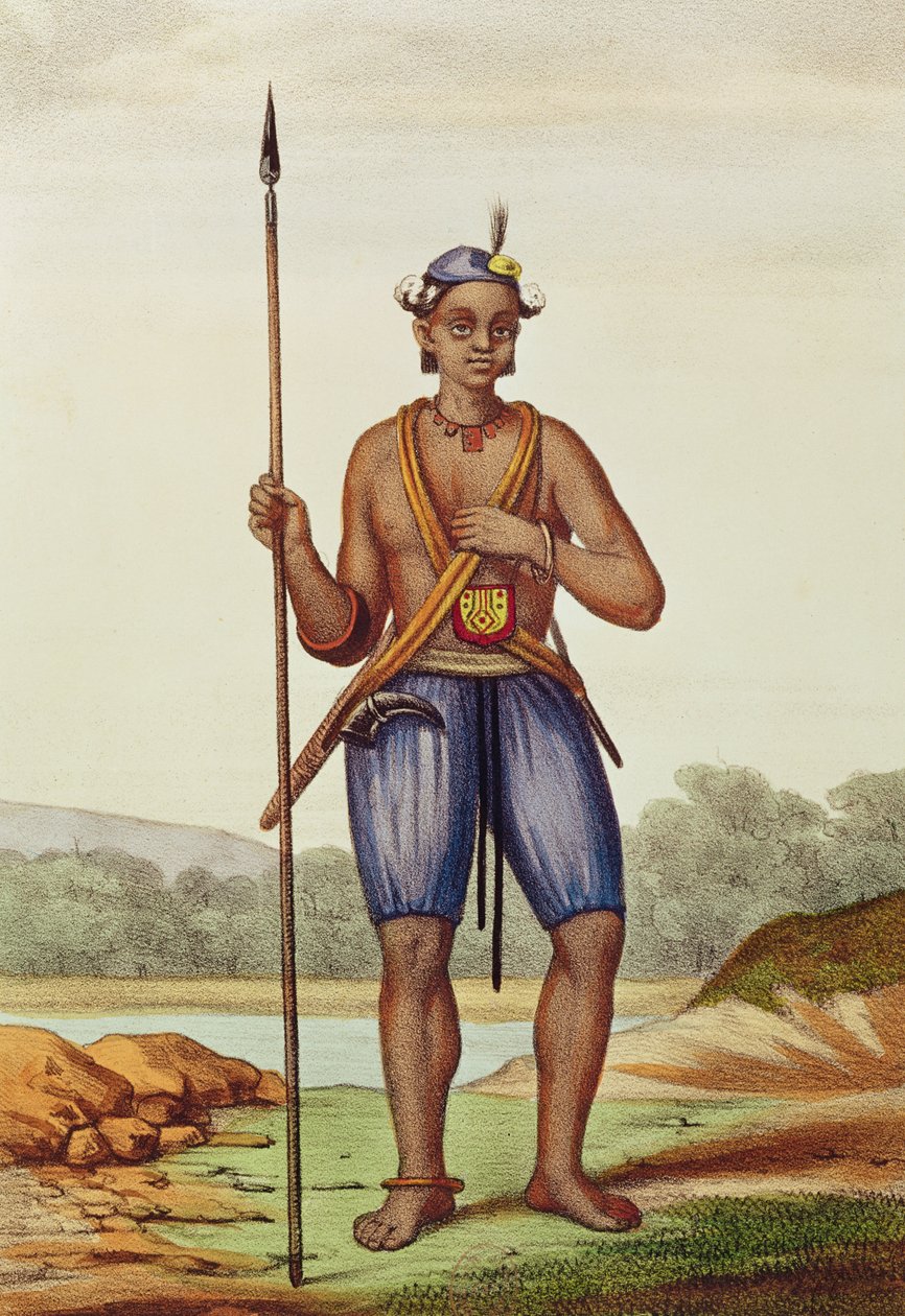 Fulani-mann, fra 