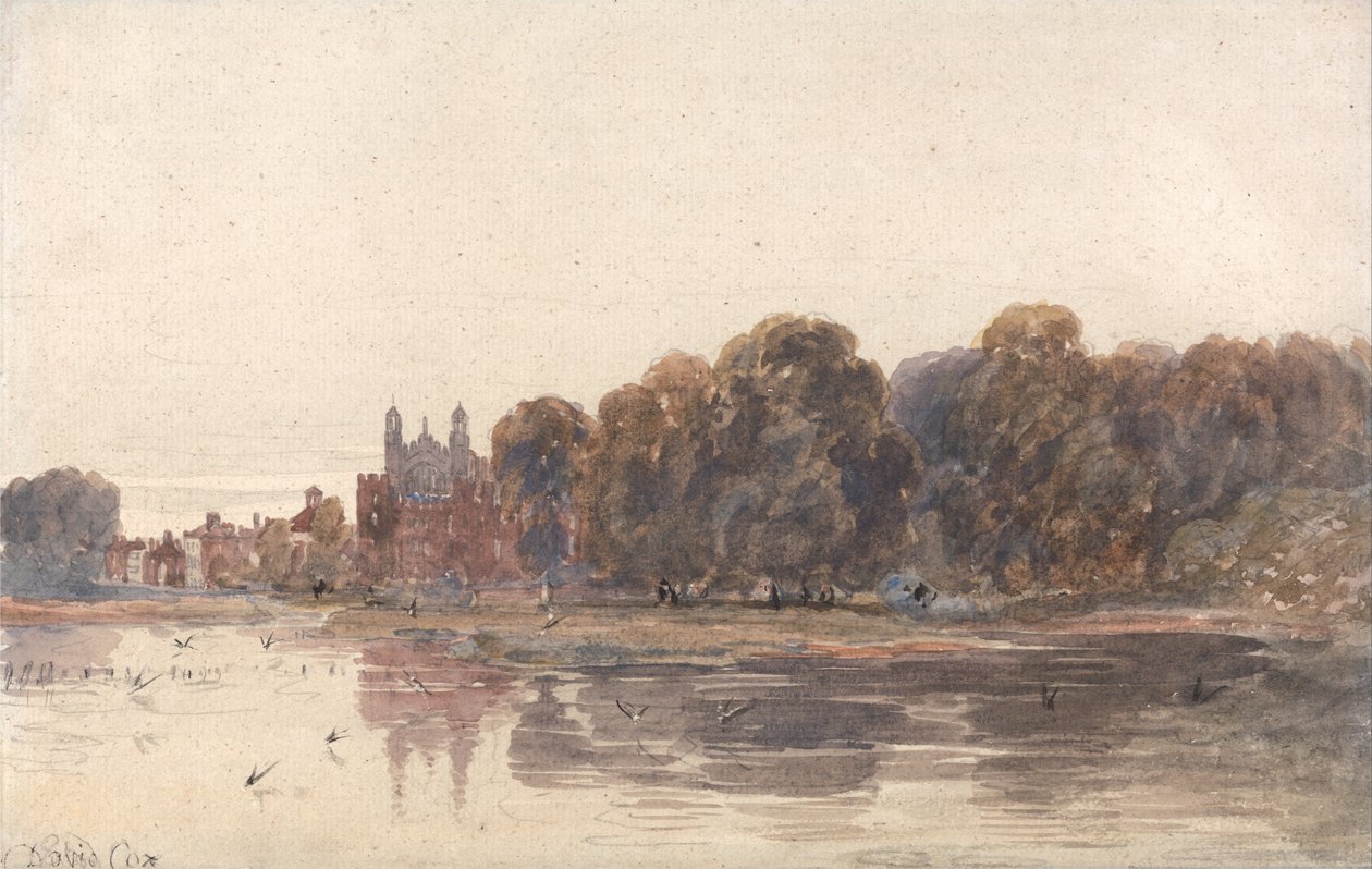 Eton fra Themsen av David Cox